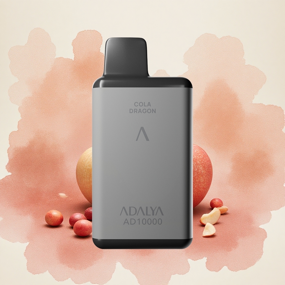 Adalya AD 10000 Puffs Dve Jabuke Space gray Serbia vapes USB-C 14ml 2 Никотин