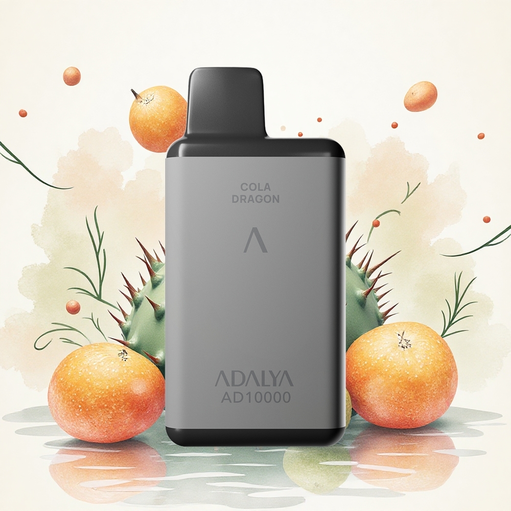 Adalya AD 10000 Puffs Једнократни Вапе Kaktus Splash siva boja Serbia vapes USB-C