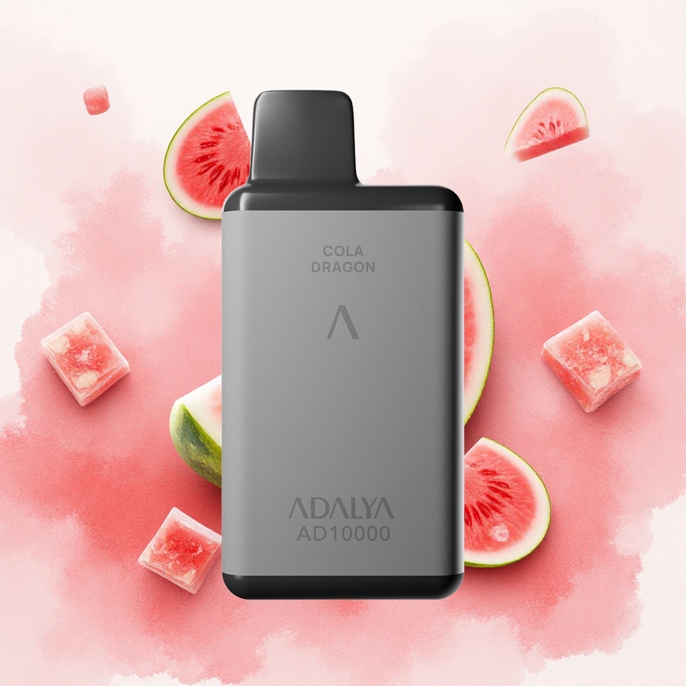 Adalya AD 10000 Puffs Једнократни Вапе Lubenica Led Serbia vapes Siva svemirska