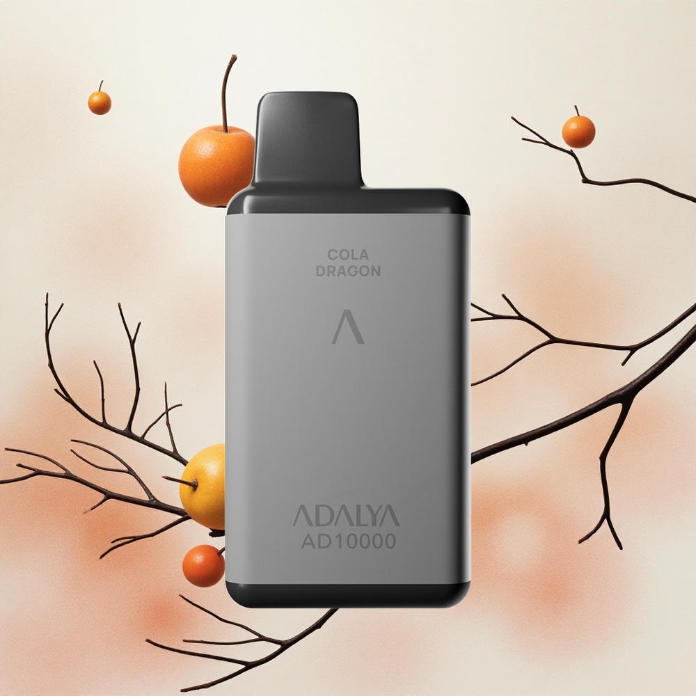 Adalya AD 10000 Puffs Једнократни Вапе Mint Point (Menta) Serbia vapes Siva svemirska