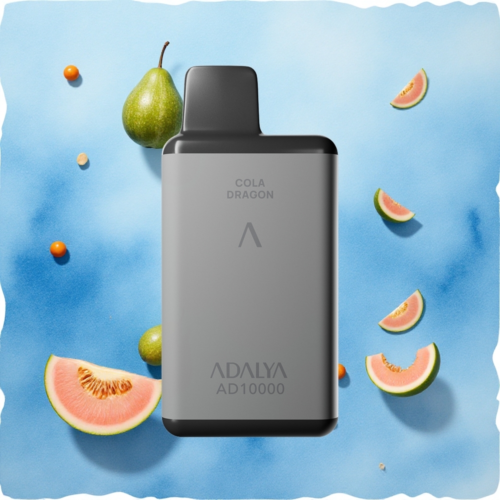 Adalya AD 10000 Puffs Једнократни Вапе Plava Dinja Serbia vapes Siva