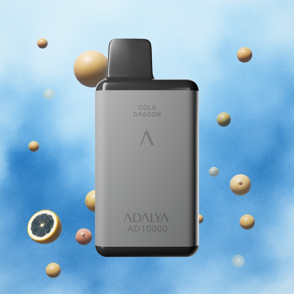 Adalya AD 10000 Puffs Једнократни Вапе Plavi led Serbia vapes Siva svemirska