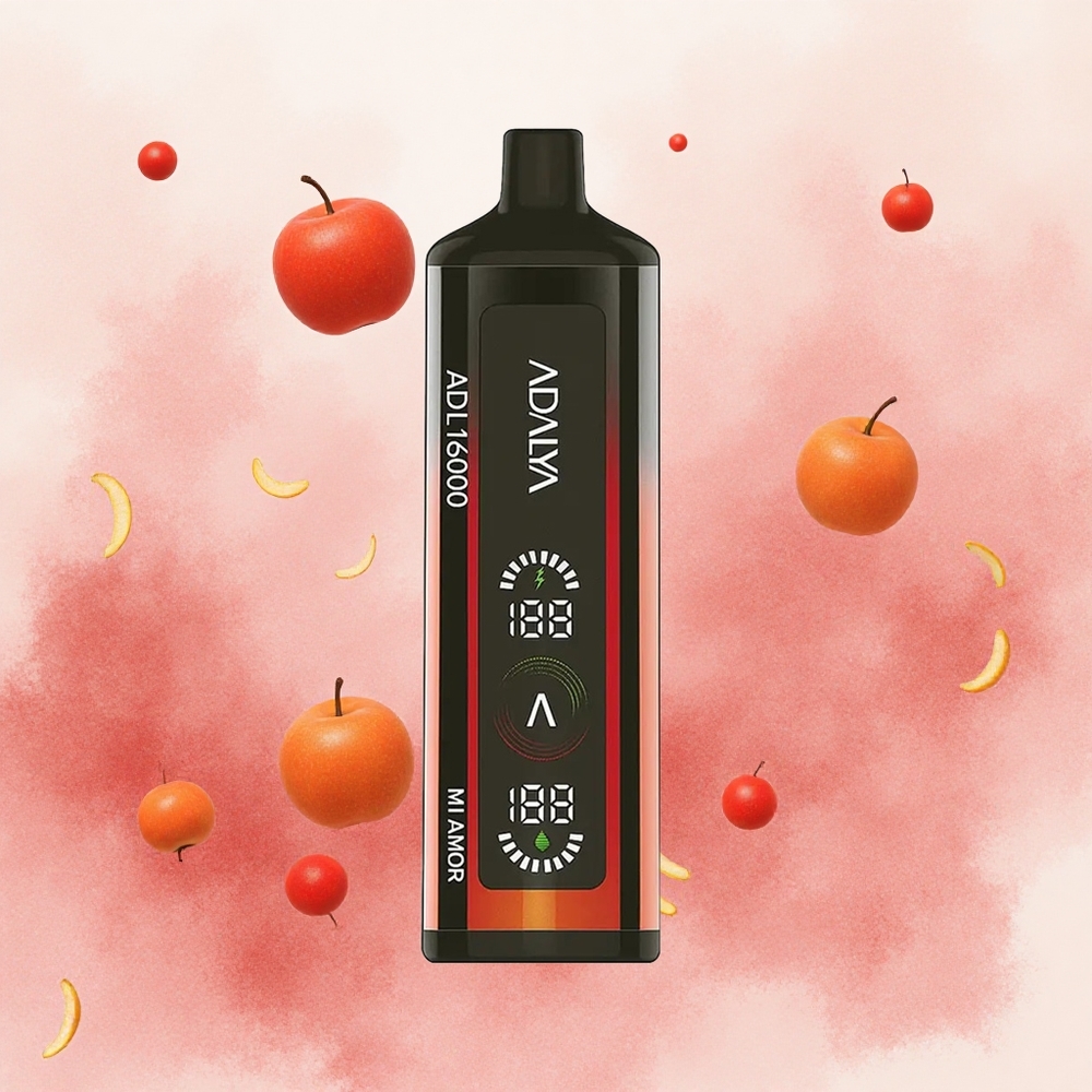 Adalya ADL 16000 PRO Puffs Једнократни Вапе Mi Amor Serbia vapes Trobojni gradijent glossy pant