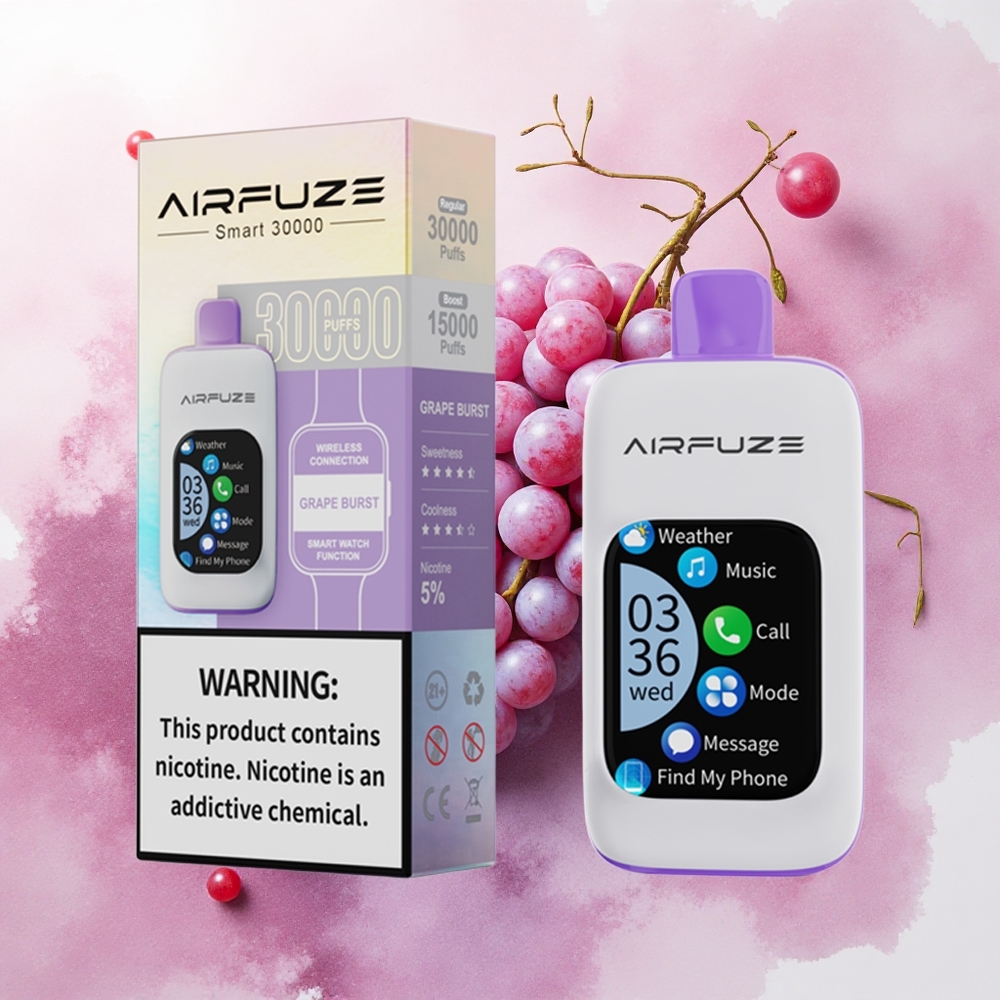 AirFuze Smart 30000 Puffs Disposable Pod Grozdana Eksplozija Serbia vapes 900mAh TFT