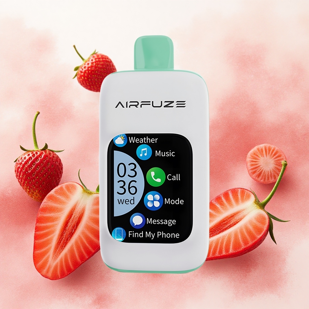 AirFuze Smart 30000 Puffs Једнократни Вапе Jagoda Letnja Sezona Serbia vapes 900mAh Type-C