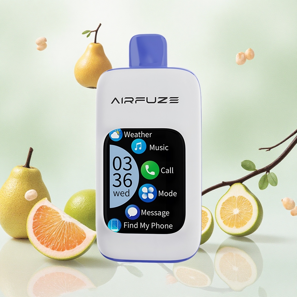 AirFuze Smart 30000 Puffs Једнократни Вапе Miami Mint (Menta) Serbia vapes 50x25x1049mm 201TFT 5 Никотин 900mAh Type-C