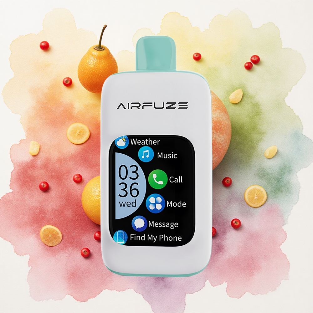 AirFuze Smart 30000 Puffs Једнократни Вапе Rainbow Voćna Eksplozija Serbia vapes 5 Никотин 900mAh Type-C