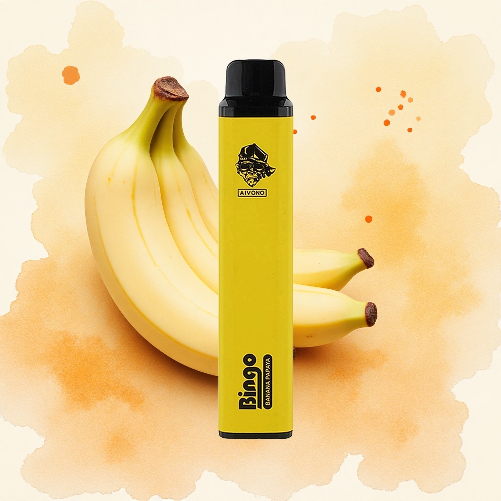 Aivono AIM BINGO 4000 Puffs Banana Papaja Serbia vapes 10mL 1000mAh
