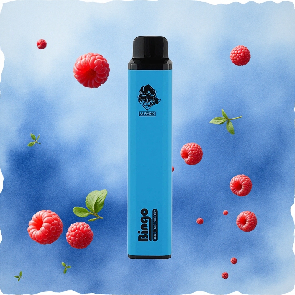 Aivono AIM BINGO 4000 Puffs Plava Malina Serbia vapes 10mL 1000mAh