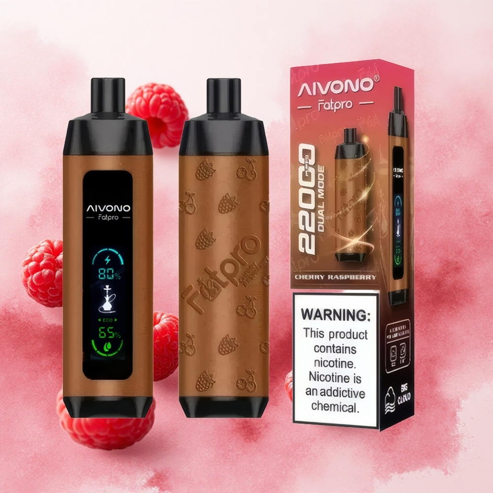 Aivono AIM FATPRO 22000 Puffs Cherry-Malina Serbia vapes 28ml 600mAh 06 ohm
