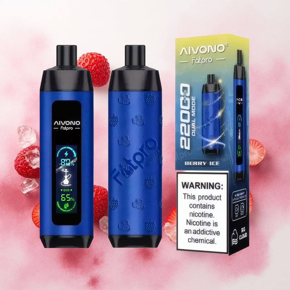 Aivono AIM FATPRO 22000 Puffs Jagoda Led Serbia vapes 0235 Никотин 28мл Е-течностPrirodneVeštačke arome