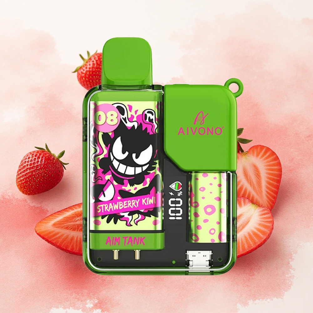 Aivono AIM-TANK 9500 Puffs Jagoda Liwi Serbia vapes 18ml 650mAh LCD 12ohm