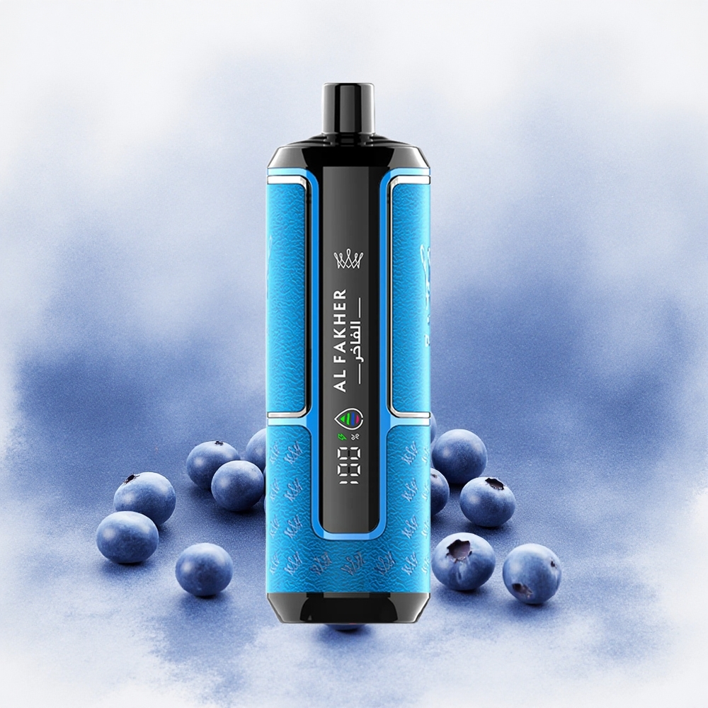 Al Fakher Crown Bar 15K Hypermax Једнократни Вапе Kit Borovnica Žvakača Serbia vapes 22ml 600mAh Type-C