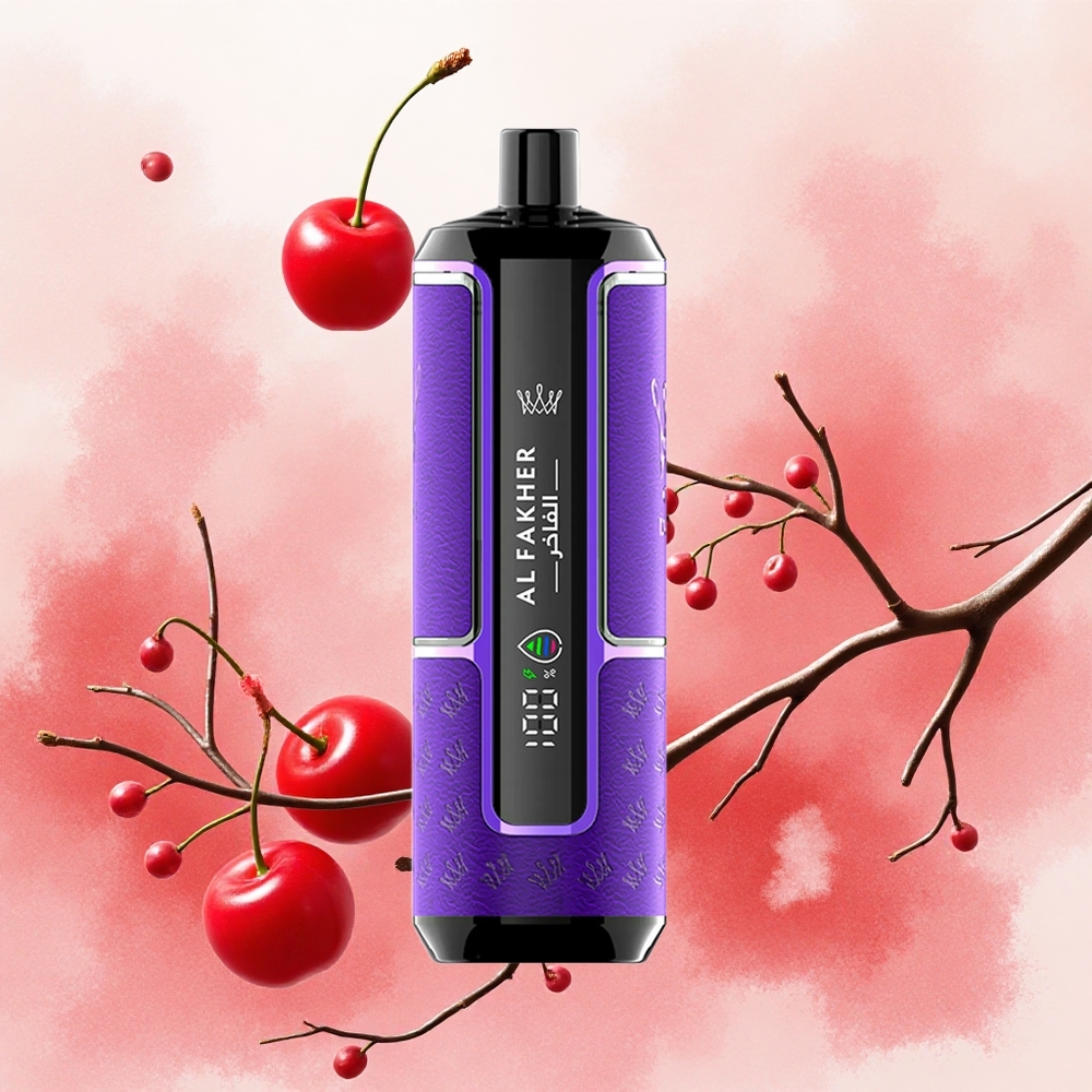 Al Fakher Crown Bar 15K Hypermax Једнократни Вапе Kit Трешња Фиеста Serbia vapes 22ml/600mAh/Type-C/DTL/6mg Никотин/ml