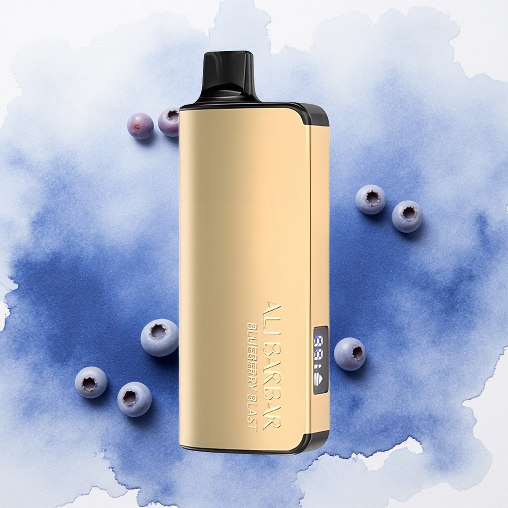 Alibarbar Ingot 9000 Puffs Borovnica Eksplozija Serbia vapes 22ml LED