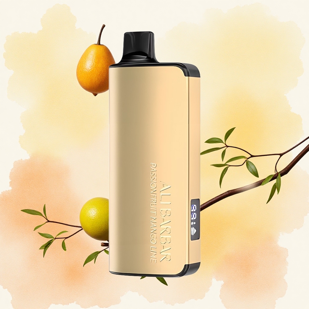 Alibarbar Ingot 9000 Puffs Једнократни Вапе Pasiflora Mango Limeta Serbia vapes 22ml 2350mah LED Display