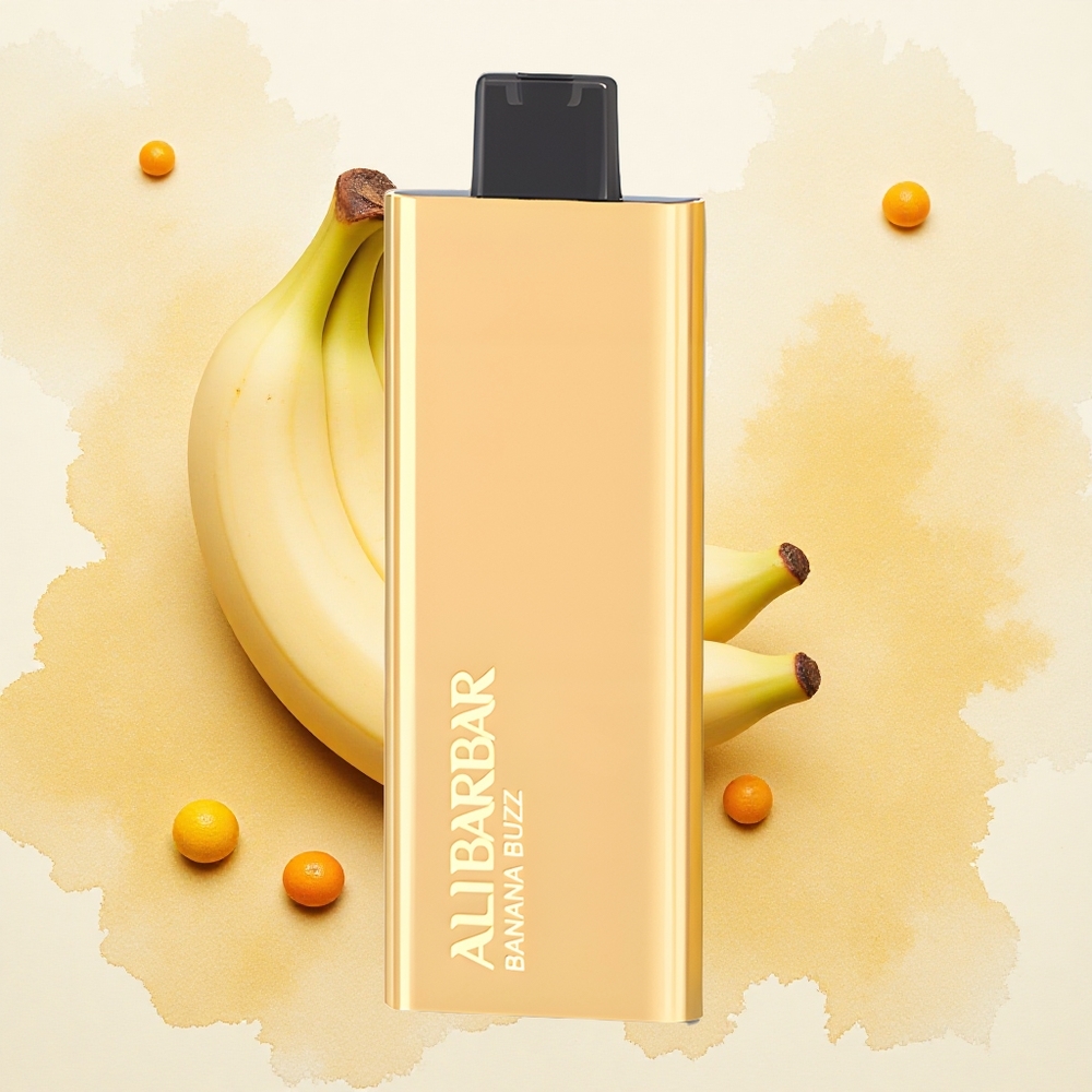 Alibarbar Pandora 7000 Puffs Једнократни Вапе Banana Buzz Serbia vapes 17ml 10Ω