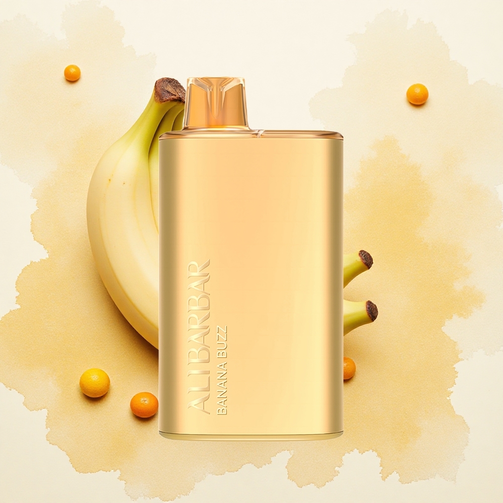 Alibarbar Rich 8000 Puffs Једнократни Вапе Banana Buzz 20ml Serbia vapes