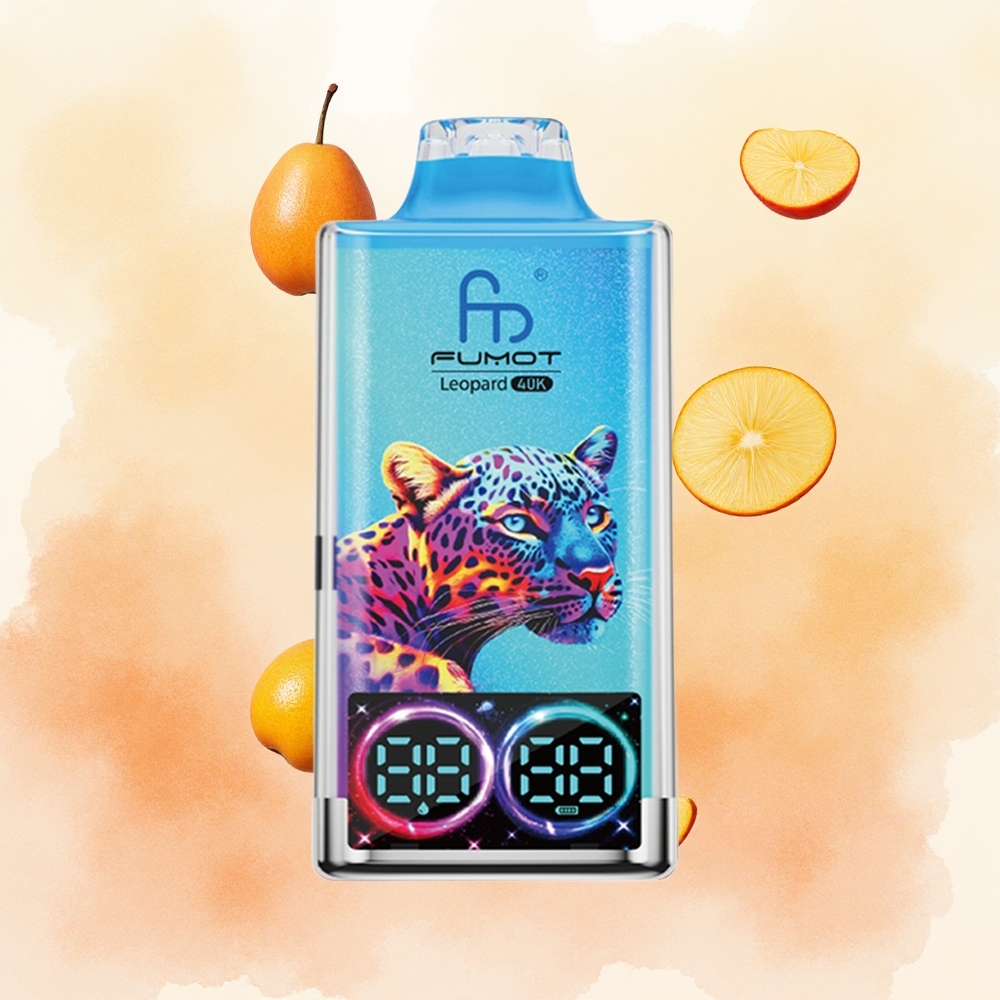 Fumot Leopard 40K Puffs Једнократни Вапе Breskva Mango Ananas Serbia vapes Дуал Месх Цоилс 700mAh Type-C