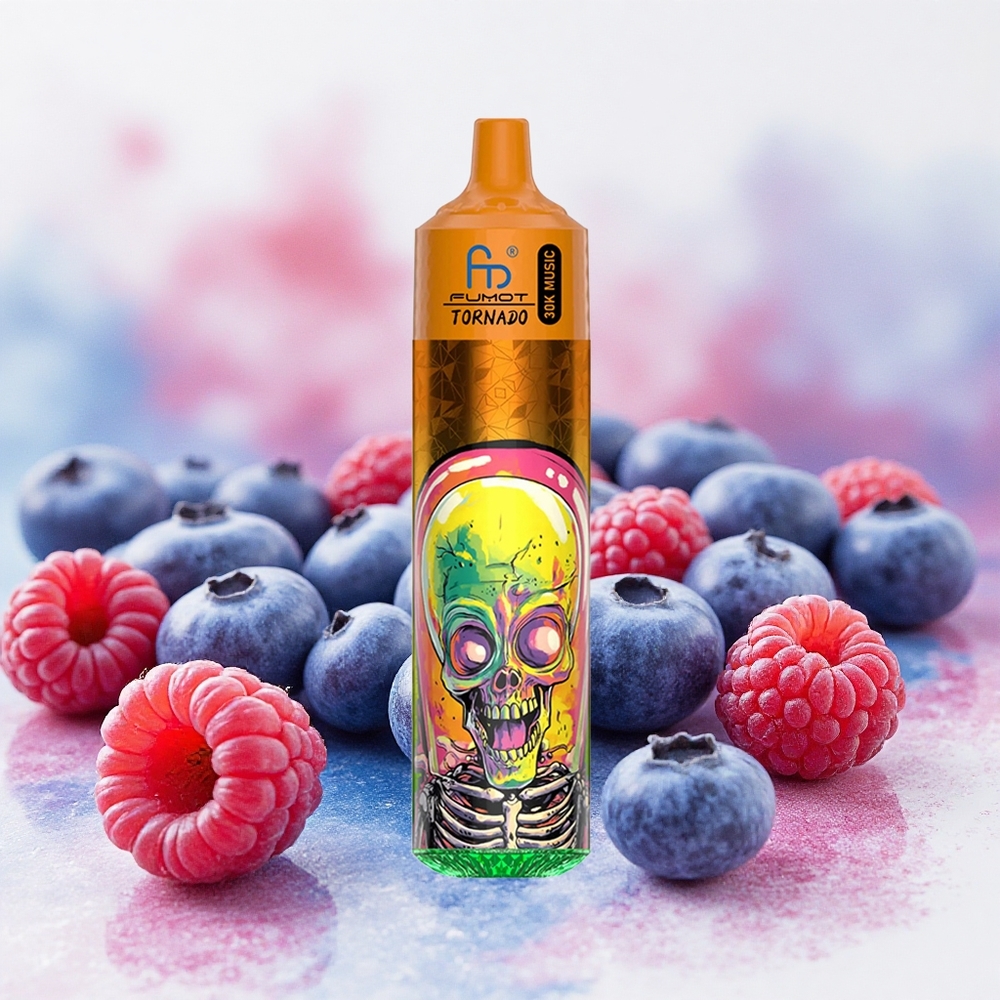 Fumot RandM Tornado 30000 Puffs Borovina Malina Serbia vapes 30mL 25 Никотин 600mAh