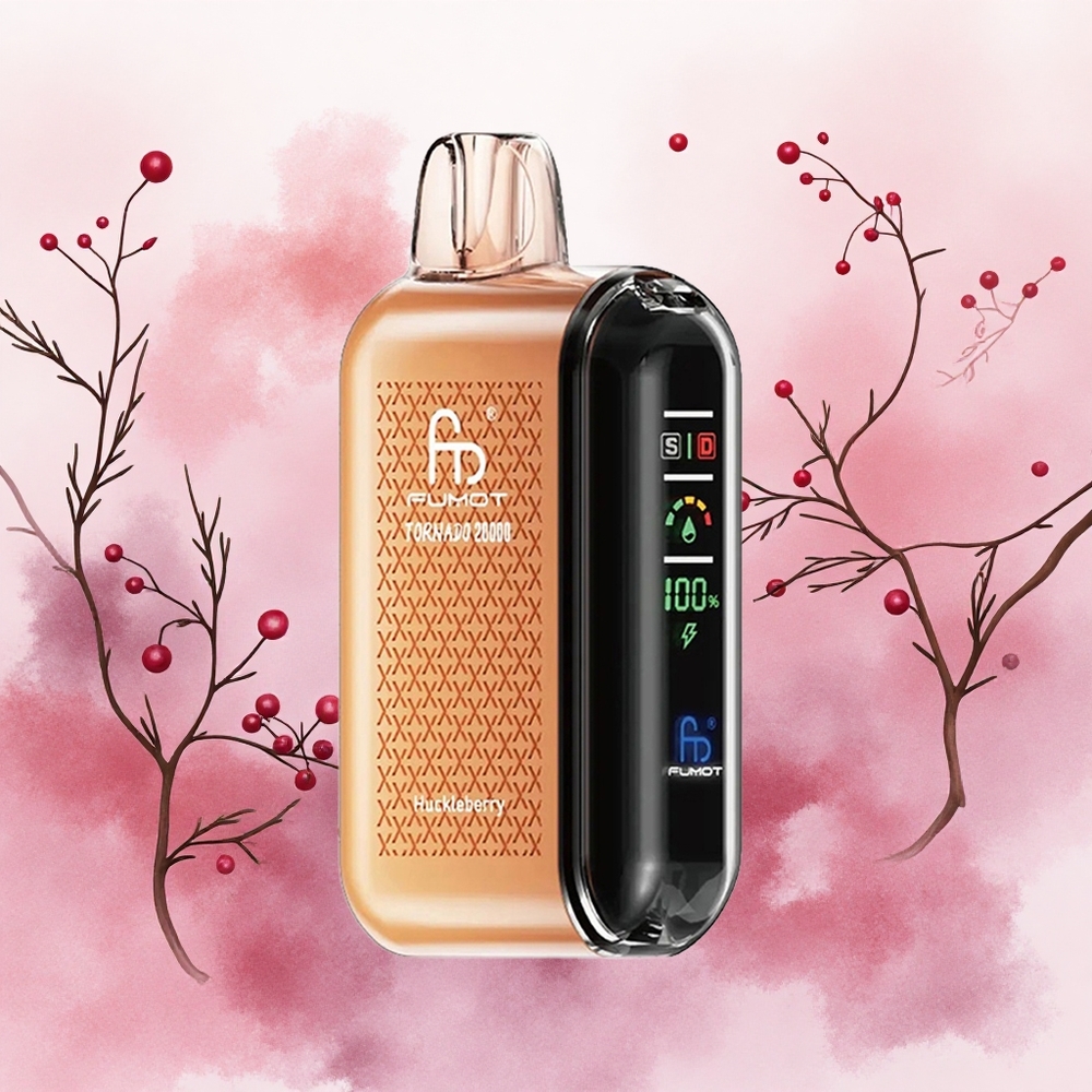 Fumot Tornado 20000 Puffs Dvostruka Mreža Zavojnica Huckleberry Serbia vakes 850mAh батерија