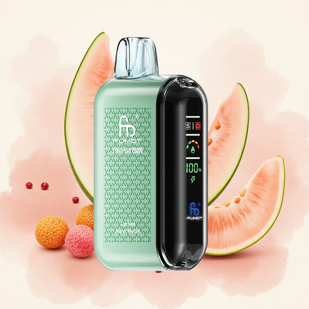 Fumot Tornado 20000 Puffs Liči Hami Dinja Serbia vapes Дуал Месх Цоил 20ml 850mAh