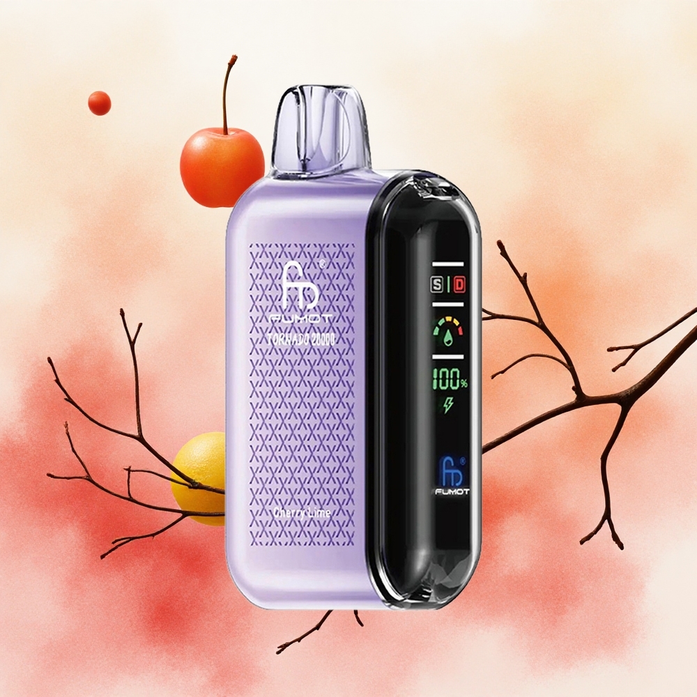 Fumot Tornado 20000 Puffs Дуал Месх Цоил Trešnja Limun Serbia vapes 20ml 850mAh