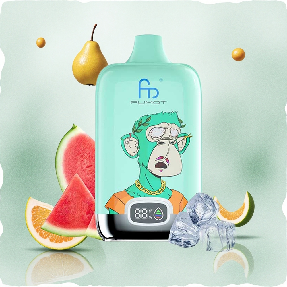 Fumot Tornado Digital Box 12000 Puffs Hladna Metvica Serbia vapes 20мл Е-течност 550mAh