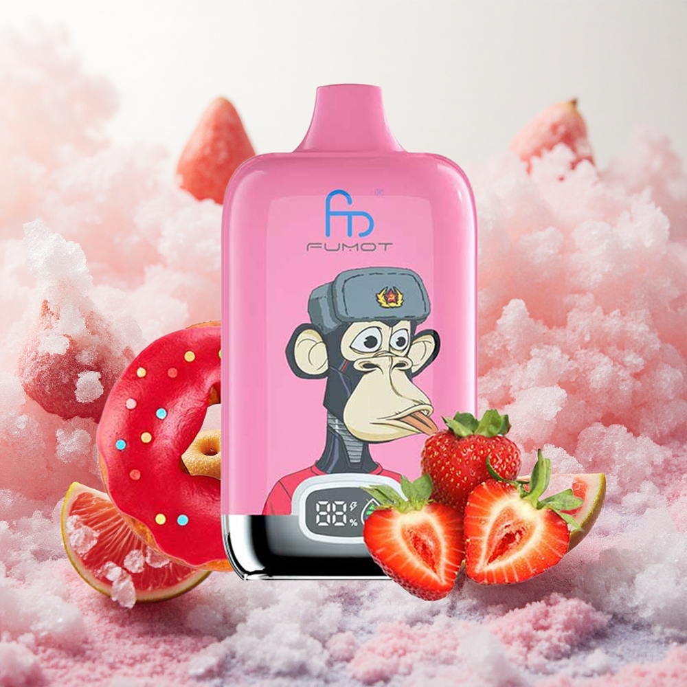 Fumot Tornado Digital Box 12000 Puffs Lush Ice (Socna Aroma) Serbia vapes 20мл Е-течност