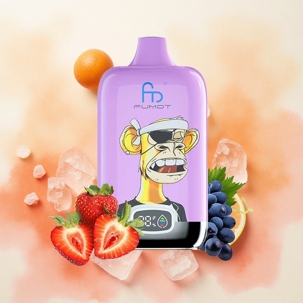 Fumot Tornado Digital Box 12000 Puffs Mango On Ice Serbia vapes 20мл Е-течност