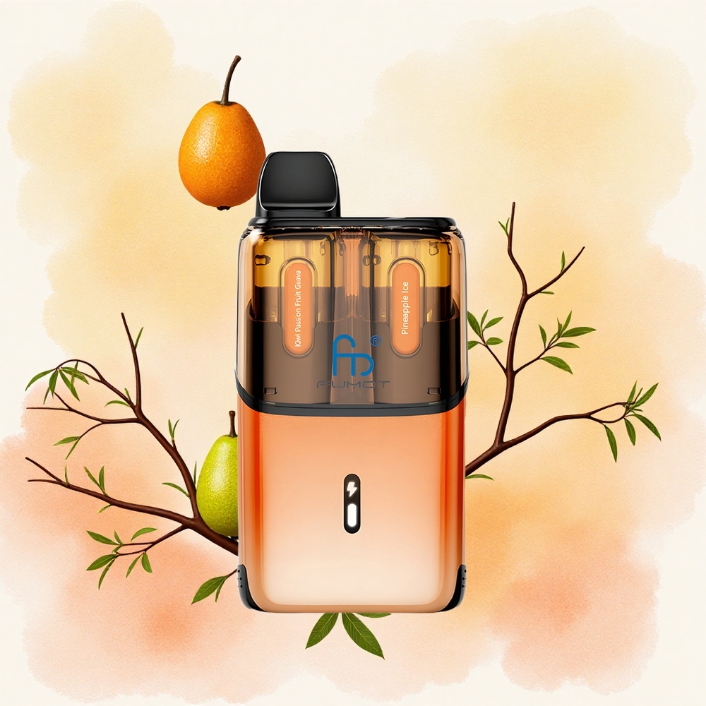 Fumot Ultra T32000 Једнократни Вапе 32000 Puffs Kiwi Pasiflora Guava - Ananas Led Serbia vapes