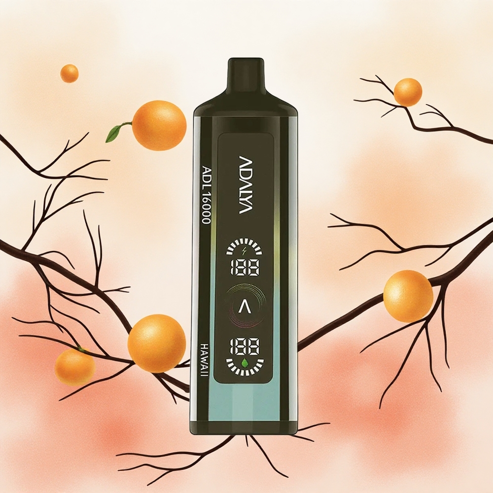Adalya ADL 16000 PRO Puffs Једнократни Вапе Havaji Serbia vapes Trobojni gradijent