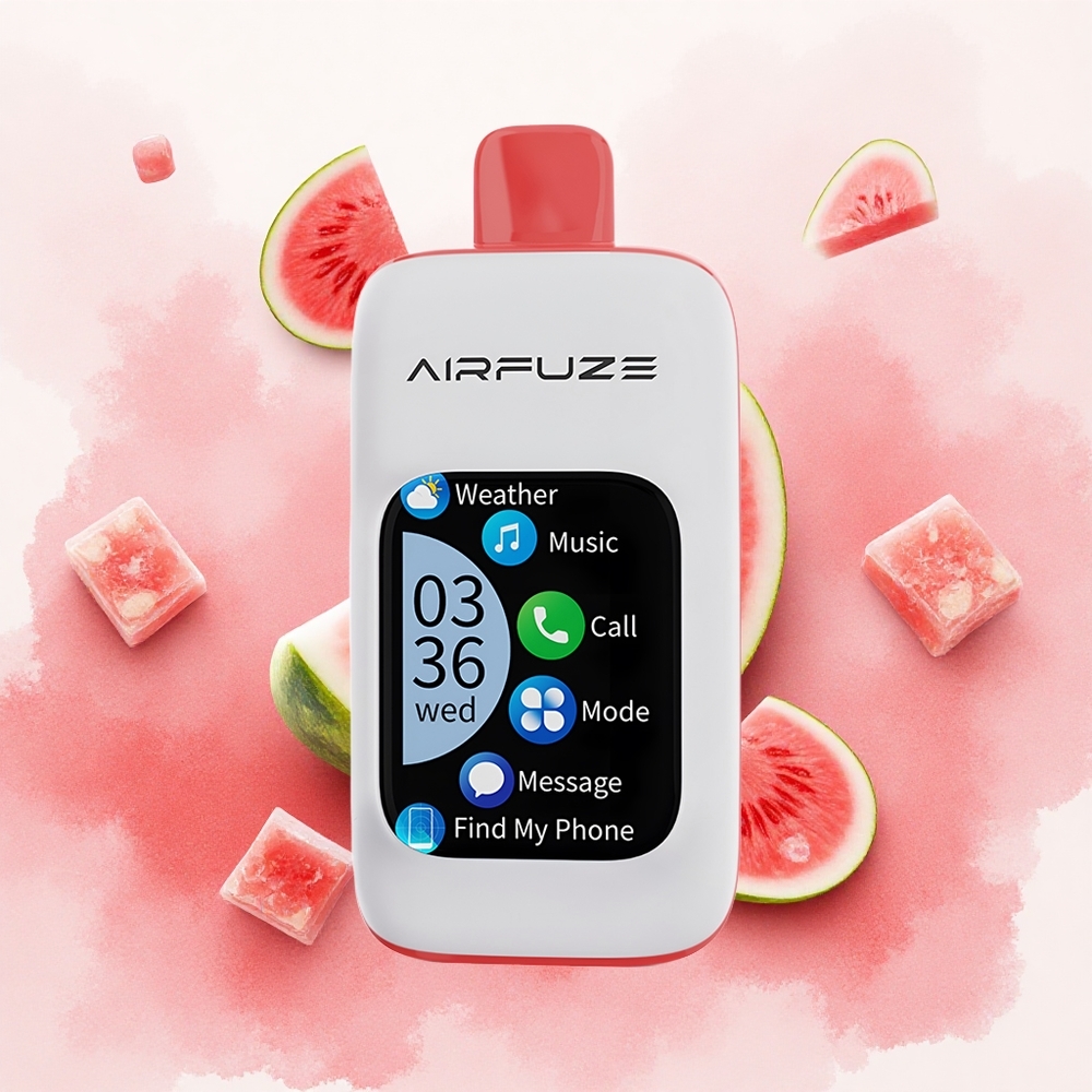 AirFuze Smart 30000 Puffs Једнократни Вапе Lubenica Led Serbia vapes 5% Никотин 900mAh Type-C
