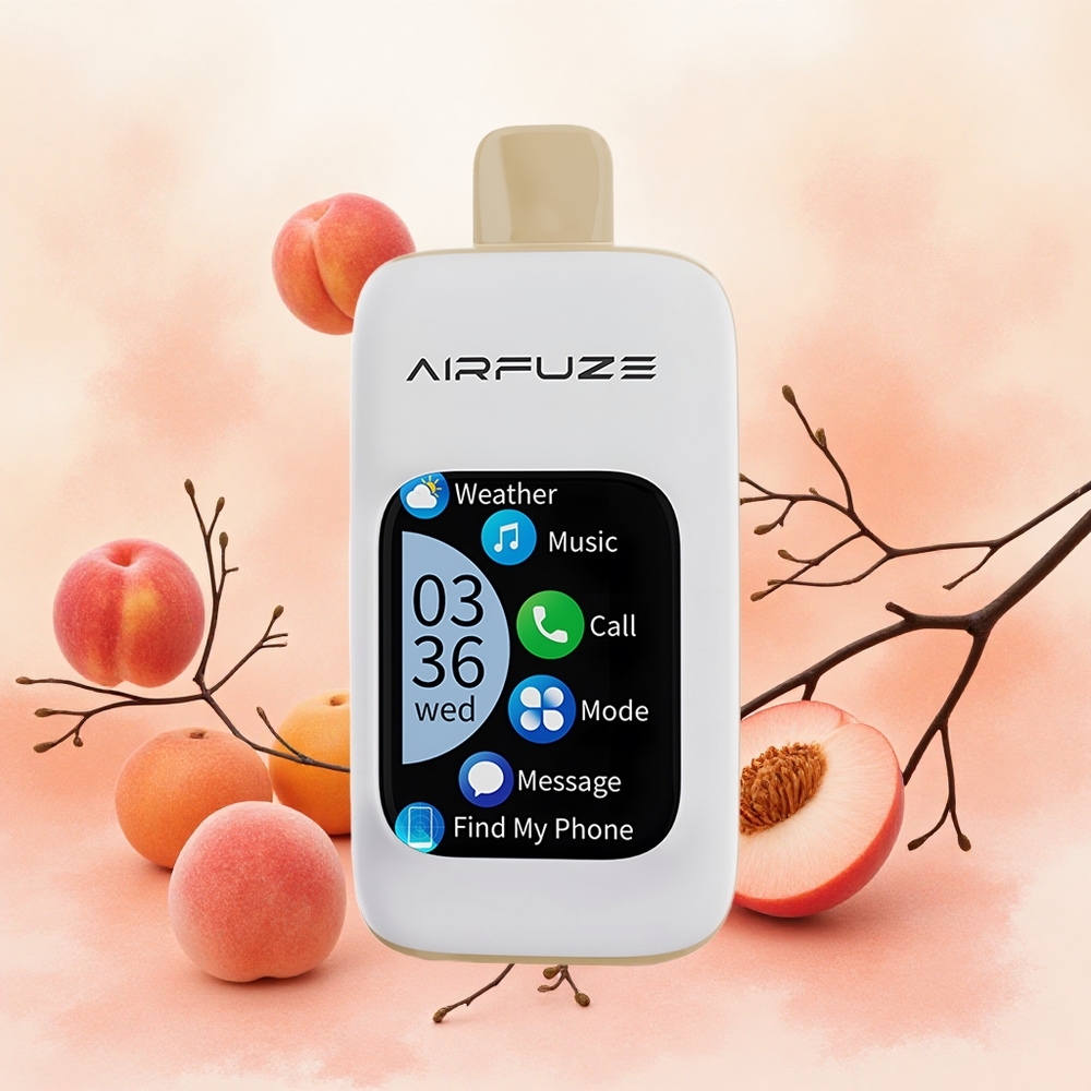 AirFuze Smart 30000 Puffs Једнократни Вапе Sočna Breskva Serbia vapes 900mAh Type-C