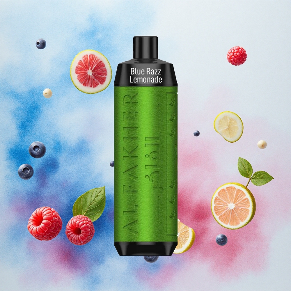 Al Fakher Crown Bar 8000 Kristal Једнократни Вапе Plava Malina Limunada Serbia vapes 600mAh 18ml