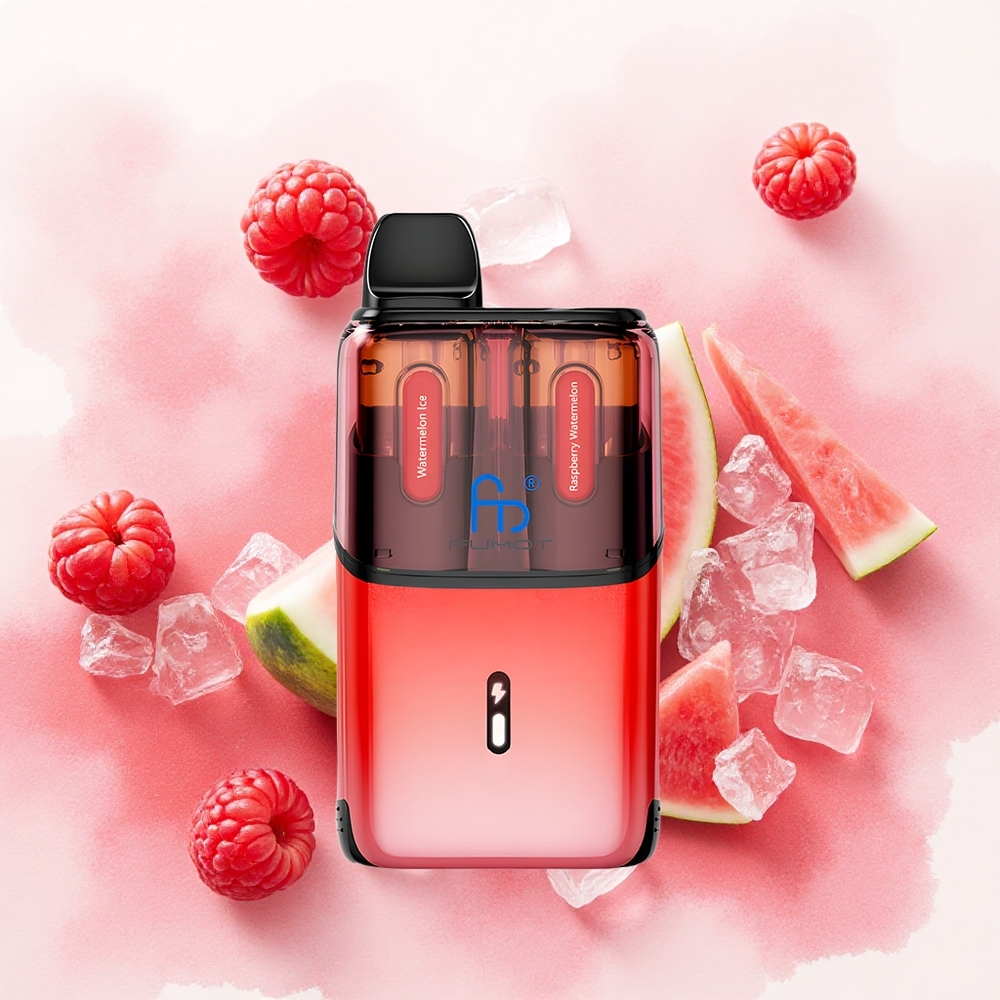 Fumot Ultra T32000 32000 Puffs Lubenica Led - Malina Lubenica Serbia vapes Тип-Ц пуњење 800mAh 24ml 2% Никотин Месх Цоил